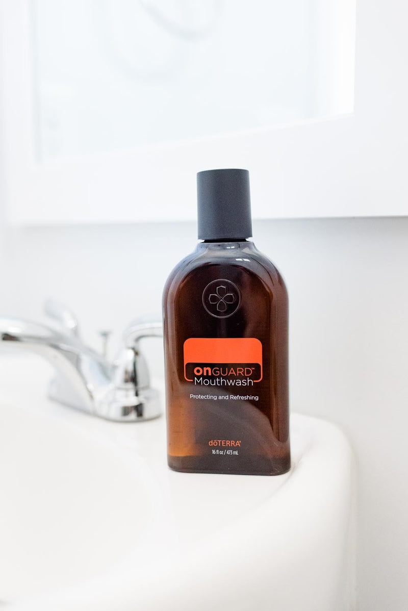 doTERRA On Guard Mouthwash - Alcohol Free - Formulated to Clean Teeth & Reduce Plaque