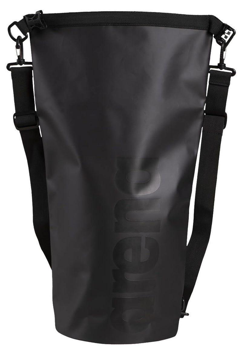 ARENA Unisex Adult Drybag Heavy Duty Roll Top Waterproof Backpack Beach Pool Outdoor Activities Dry Storage Bag Black 15 Liters