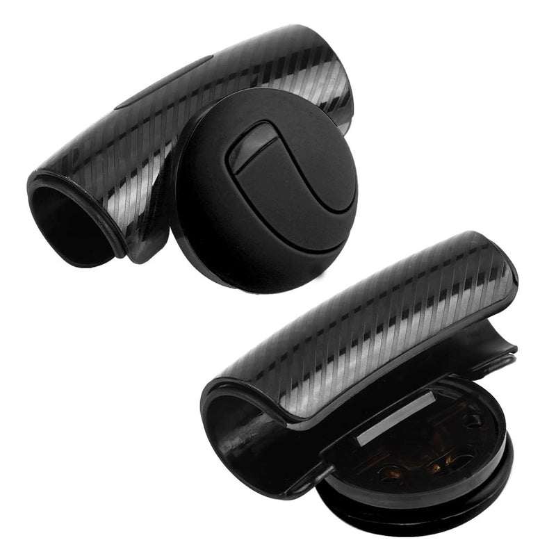Qiilu Steering Wheel Knob Spinner, Universal Car Steering Wheel Knob Spinner Power Handle Ball Wheel Booster Black Suicide Power Handle Accessory
