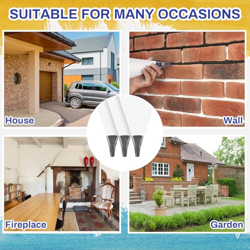 Gueevin 6 Pcs Masonry Mortar Bag for Tile, 13 x 24 Inch, Grout Bag,Grey Grey