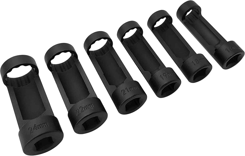 ZKTOOL 18MM Suspension Strut Socket Tool, Strut Nut Socket 16mm 18mm 19mm 21mm 22mm 24mm with 12 Point 1/2" Drive, Suspension Strut Nut Socket Remover and Installer Tool, 12Pt, VM Number 3353