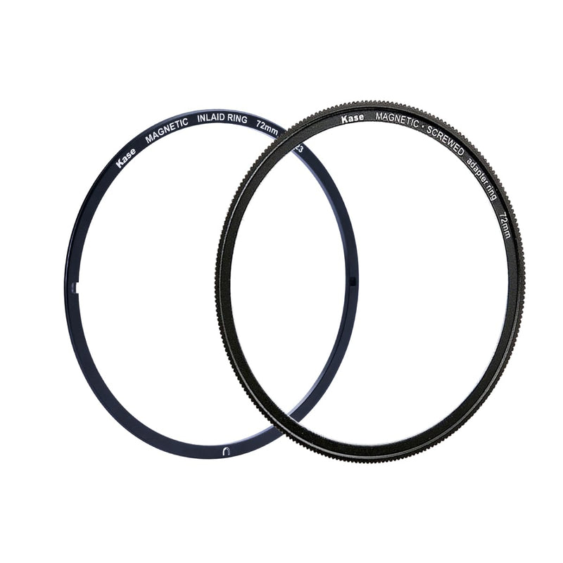 Kase 82mm Magnetic Inlaid Filter Adapter Ring Kit for Screw-in Filter | Convert 82mm Threaded Filter to Magnetic, Ultra-slim & Aluminum Alloy