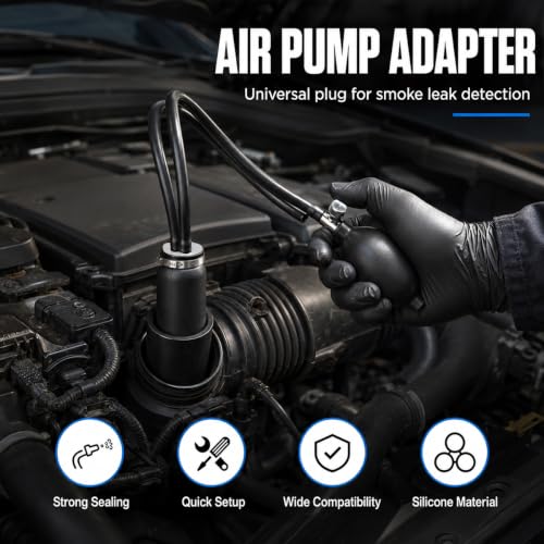 Universal Easy Intake Adapter, Auto Smoke Machine Inflatable Bladder Black
