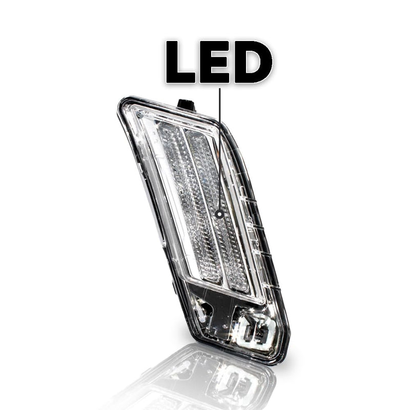 LED DRL Daytime Running Light Lamp Fit for Volvo XC60 2010 2011 2012 2013 | Plastic | with bulbs | Volvo XC60 accessories,Replace for VO2521112 31290874(Right Side) Right Side