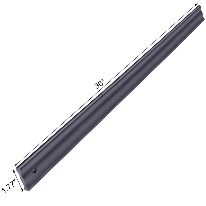 36" Anodized Aluminum Straight Edge, Suitable for Checking Straightness On Metal Surface Tops & Machinery, Layout Tool for Marking and Scribing Lines,1 Pack 36 inch