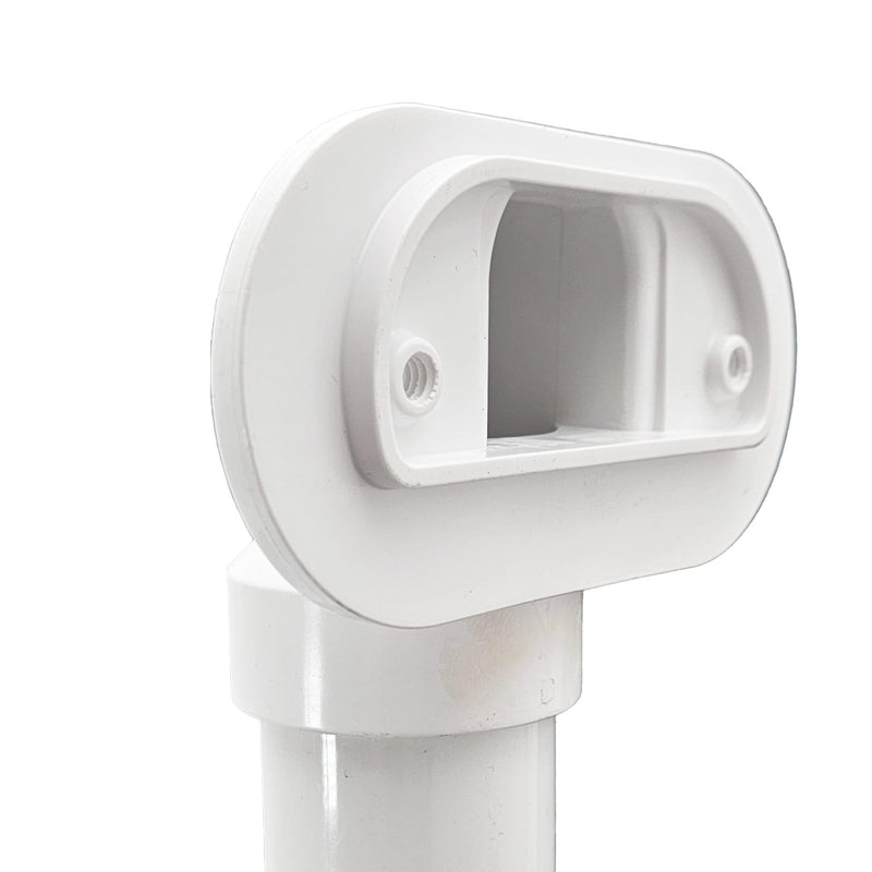 Westbrass D560RK-05 SCH. 40 PVC 1-1/2" Coarse Thread Plumber's Pack Tip-Toe Bathtub Drain Plug with Linear Overflow Faceplate, Tee & Elbows, Polished Nickel 1-Pack