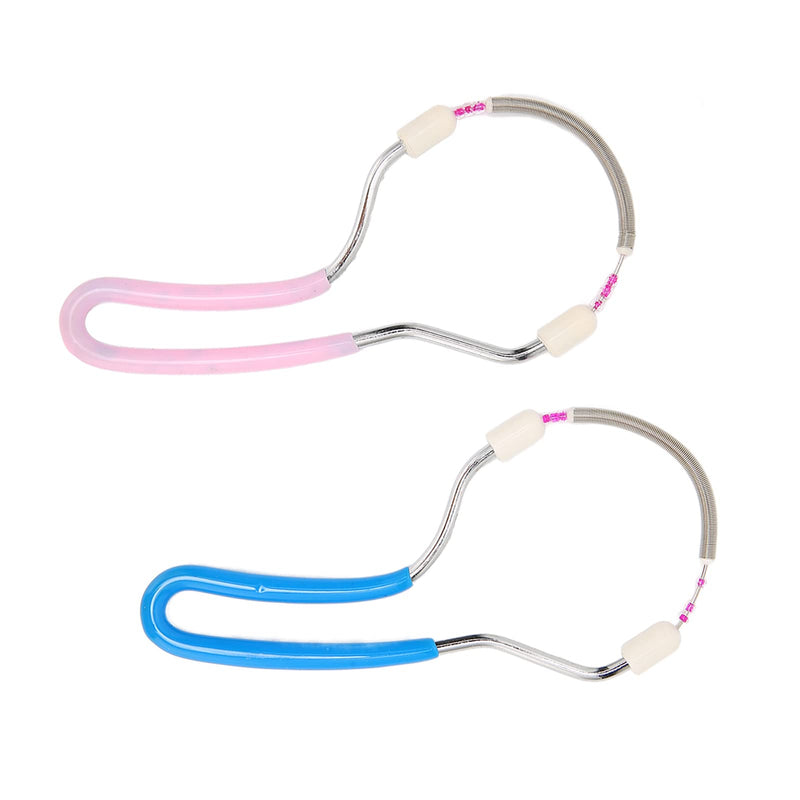 2 Pcs Facial Hair Remover Spring Facial Hair Epilator Spring Face Hair Remover Manual Epilator Spring Facial Hair Roller Threading Epilator Tools