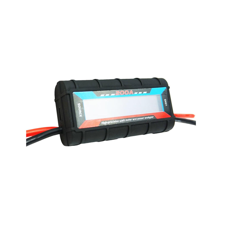 200A Watt Meter High Precision Monitor, DC 0-100V Voltage Amp Tester, Power Analyzer Multimeter, Set of 2, for RC,Solar Panel, Wind Power 200A 100V