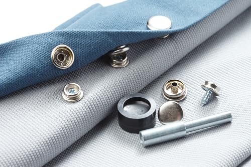 Coghlan's Snap Fastener Kit – 10 Durable Nickel-Plated Snaps with Attaching Tool, Perfect for Repairs on Canvas, Leather, and Outdoor Gear, Essential for Camping, DIY Crafts, and Home Projects