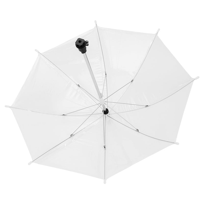 19.7" Camera Hot Shoe Umbrella Clear Camera Umbrella(NOT for Sunshade) | Transparent,Camera Umbrella Rain Cover for Nikon Canon Sony Fuji Mirrorless Cameras & Lenses Outdoor Shooting Photos Video 19.7" Camera Umbrella(CLEAR)