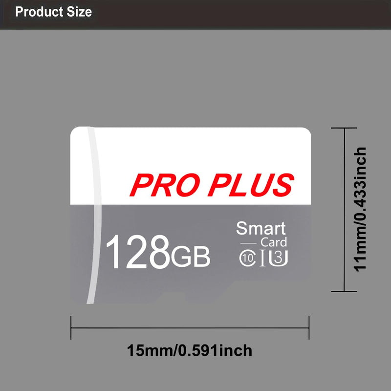 2 Pack SD Card 128GB with SD Adapter, High Speed Memory Card, UHS-I C10 A1 Memory TF Card for Tablet/Mobile Phone/Camera/Car Audio/Game Console (TF183 White Gray 128GB) TF183 White Gray 128GB