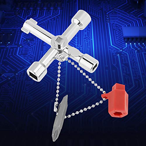 Joyzan 4 Way Cross Key, Water Key Set Utility Multifunctional Sillcock Bit