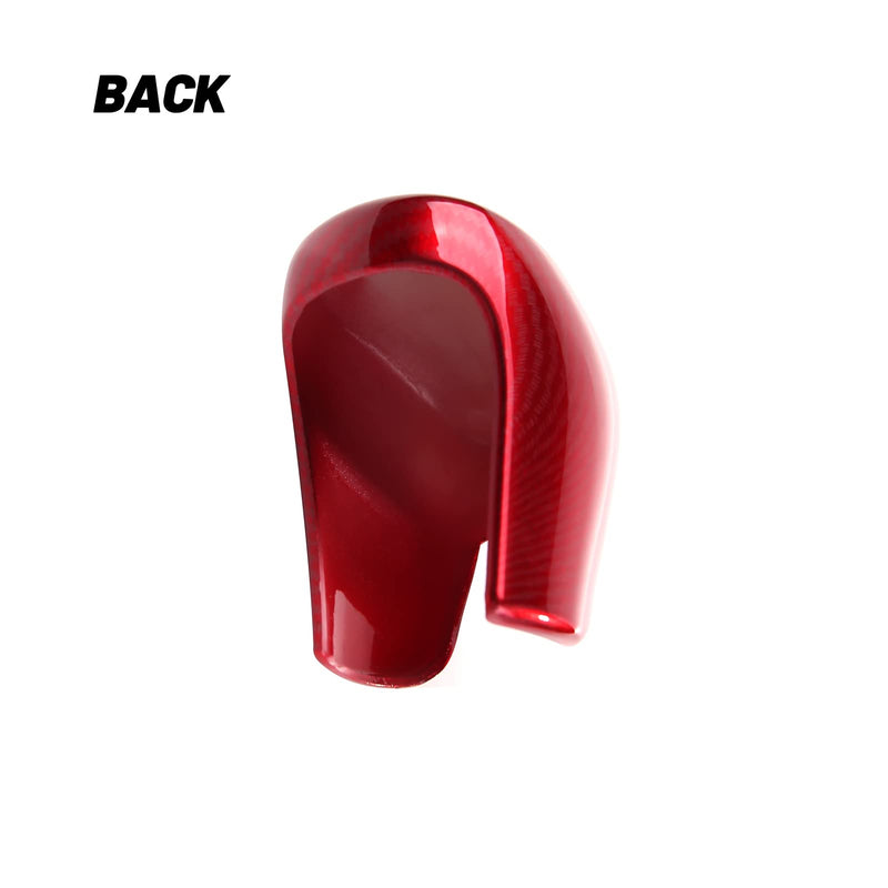 CKE Compatible with Honda Civic 2022 2023 2024 2025 2026 for CRV HRV 2023 2024 2025 2026 for Accord 2018-2024 2025 2026 Accessories Car Center Console Gear Shift Knob Cover Trim Cap -Red Carbon Red Carbon