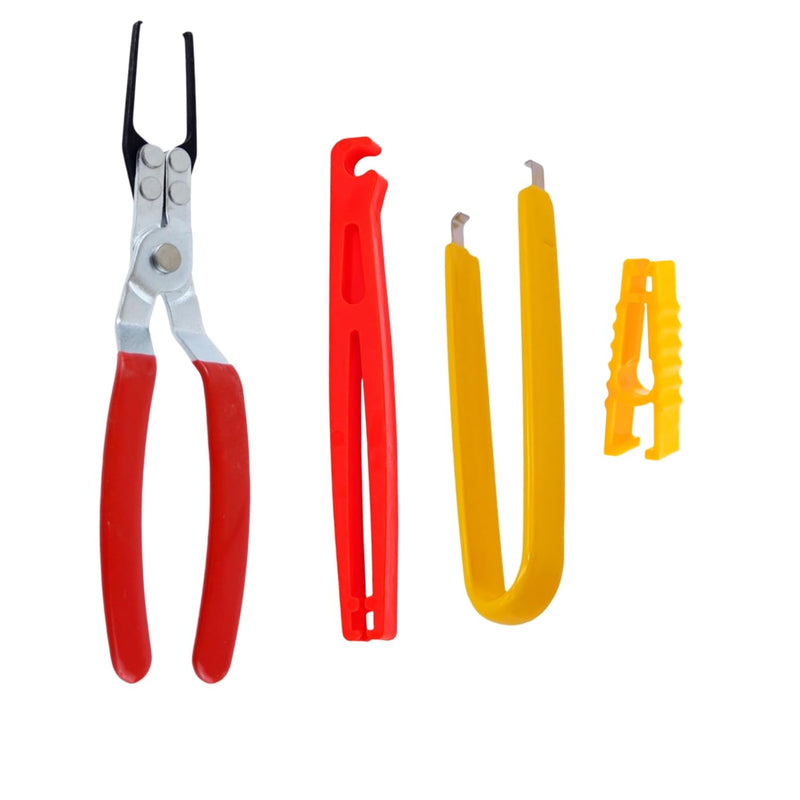 Fuse Puller Pliers, Relay Puller Pliers, 4-Pack Automotive Tools for Car Motorcycle Truck Boat Vehicles Battery Terminal Wiper Remover