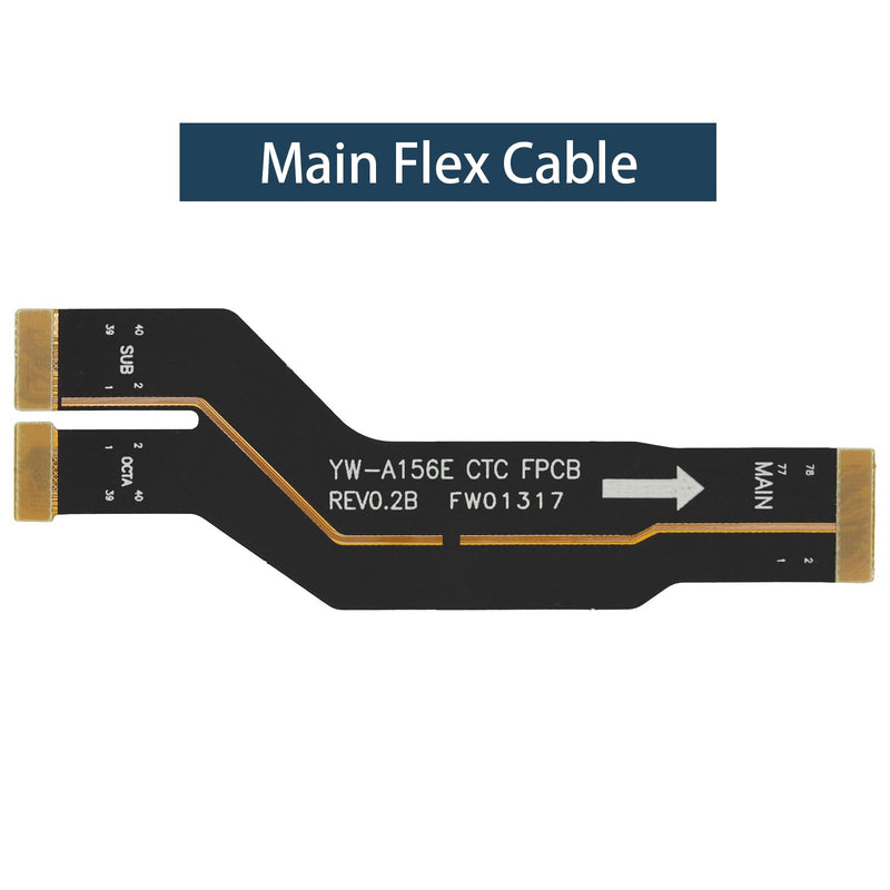 Motherboard Main Board Connection Connector Ribbon Flex Cable Replacement Compatible with Samsung Galaxy A15 4G A155 / 5G A156