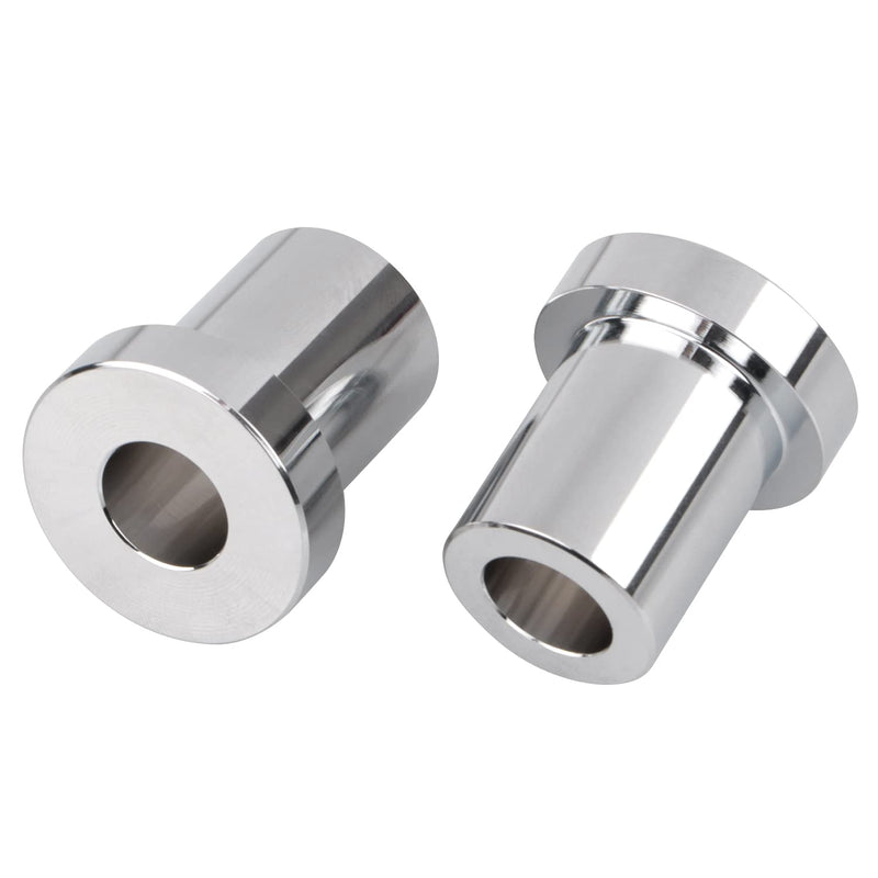 Chrome CNC Solid Billet Handlebar Riser Bushings For Harley Touring Road King Street Glide Electra Glide Softail Chrome