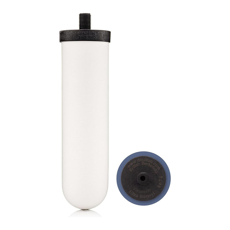 British Berkefeld 7" Ultra Sterasyl Ceramic Gravity Filter Cartridge, 1 Pack, Reduces Contaminants, Suitable For All Gravity Cans, Improves Taste & Odour, NSF Certified Candle Element