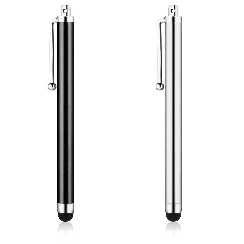 Stylus Pens for Touchscreens, 2 Pack High Precision Replaceable Thin Tip Stylus Rubber Stylus Pen for Smartphone and Tablets All Universal Touchscreen Devices(D) D