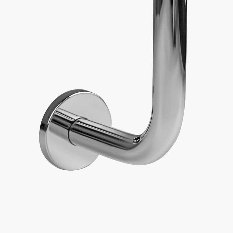 Naiture S Shaped Shower Arm, Gooseneck Shower Head Extension Arm, 1/2 NPT Threaded Connection, 19 Inch Length, Brass, Chrome Finish