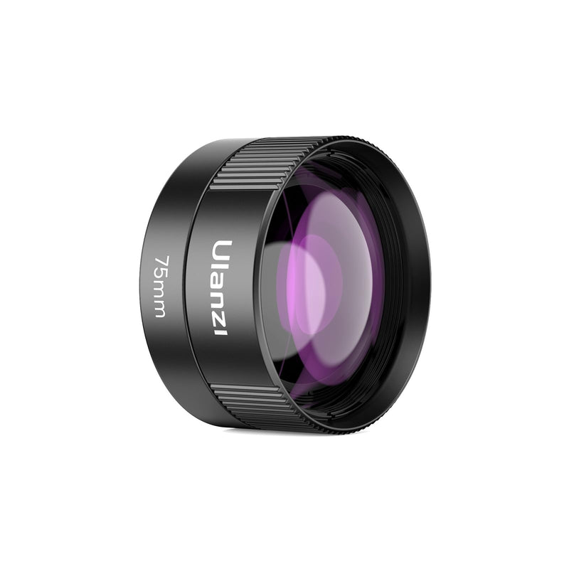 ULANZI CL-003 Phone Macro Lens, HD 75mm Phone Camera Lens for 17mm Thread, Compatible with iPhone Samsung Smartphone Cage Case with 17mm Adapter