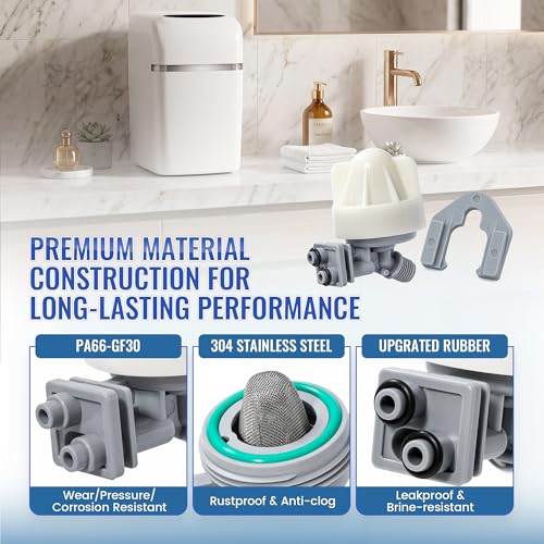 Upgraded 7187065 Water Softener Nozzle & Venturi Assembly Replacement Kit