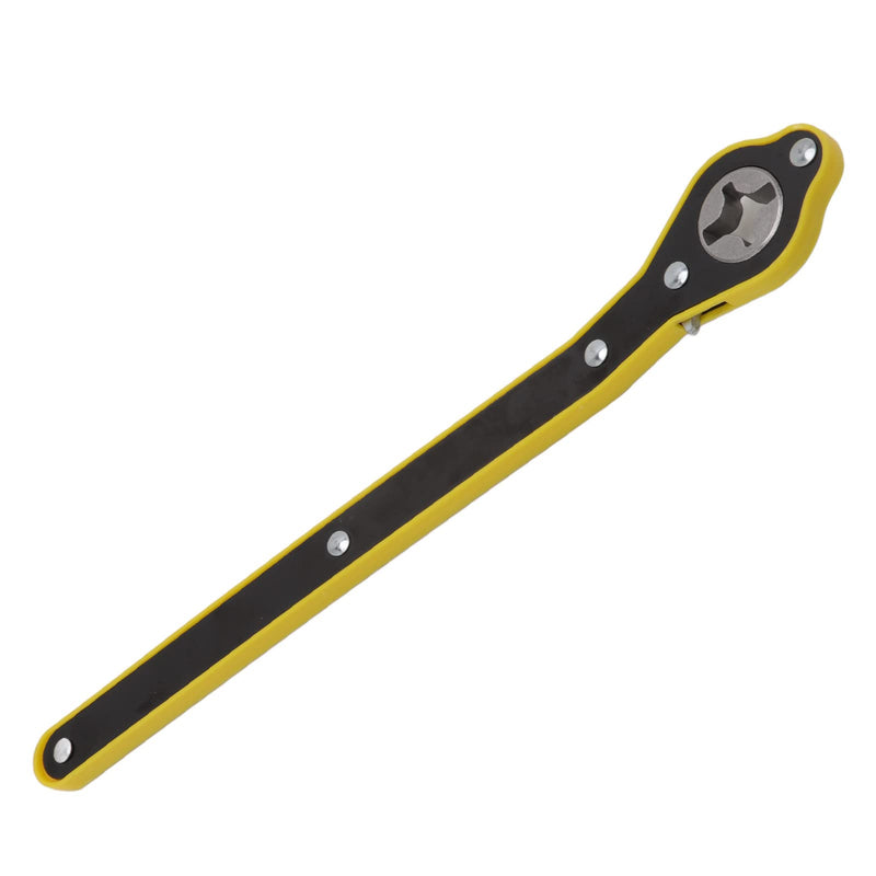Car Jack Wrench, 360° Swivel Labor-Saving Jack Ratchet Wrench with 34cm Long Handle, Scissor Jack Lift for Wheel Tire Removal Repair