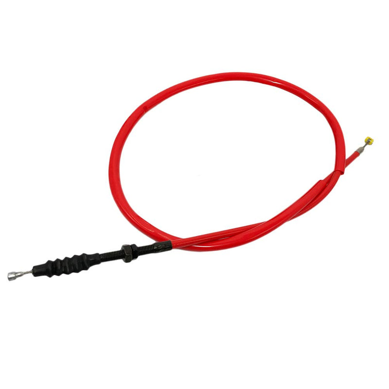 OUDIMO Replacement Clutch Cable with 316 Stainless Steel Core Dirt Bike Clutch Line 44 inch，Motorcycles clutch cable For NC engine 125CC 200CC 250CC Dirt Pit Bikes EnduroMotocross (Red)
