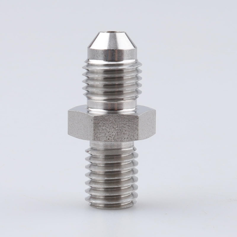Male M10 x 1.5 Metric Thread to -4 AN Flare Adapter Stainless Steel 4AN to M10x1.5 flare to metric