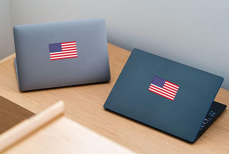 American Flag Decal 5pcs USA Flag Decal Sticker Car Stickers for Cars/Trucks - Support US Military (5 X 3 Inch Red1 Medium