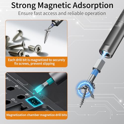 42 in 1 Magnetic Ratchet Screwdriver Set, Multi Bit DIY Magnetic Screwdriver Set with Detachable Ratchet Handle, Portable Precision Repair Tool Kit for Furniture, Electronics, Bicycle New Tools 2026 42 in 1