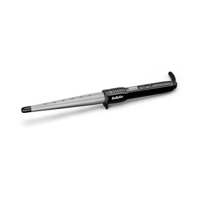 BaByliss Hydro-Fusion 4-in-1 Hair Dryer Brush, 1000W, Air Styler, Dry, Smooth, Volume & Ceramic Curling Wand Pro, Flawless Curls, 13-25 mm conical Barrel, wrap Control, Variable Heat