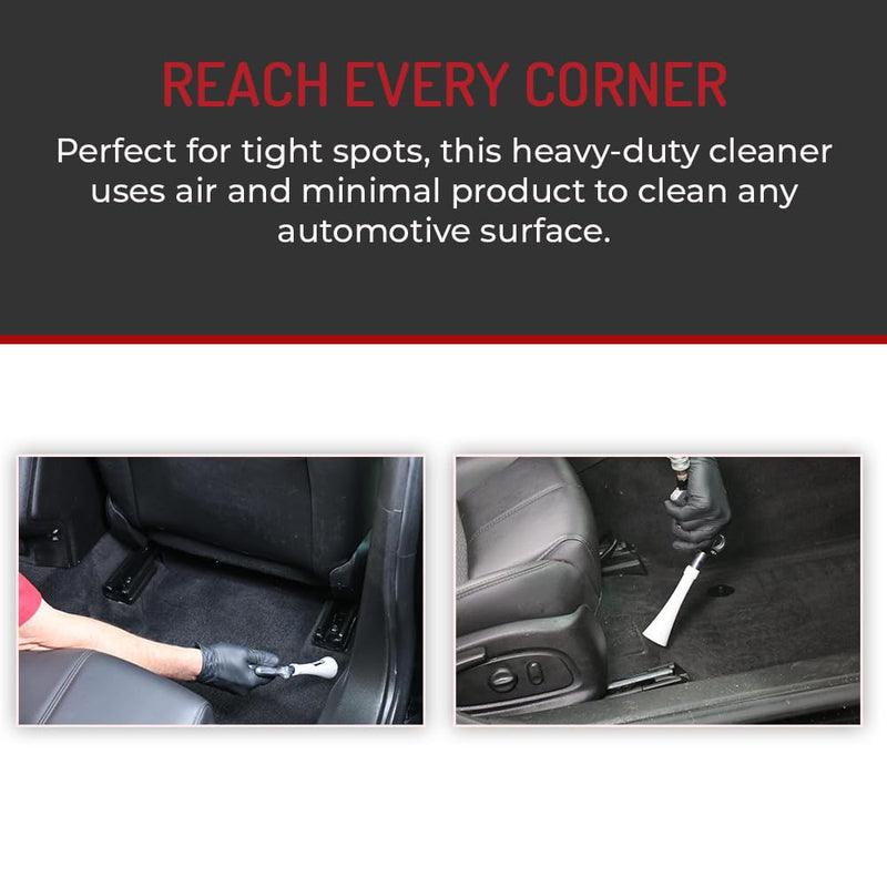HI-TECH Vortex Cleaning Gun - Quickly Blasts Dirt and Dust from Surface - Works with Air Compressor (Vortex II) Vortex II