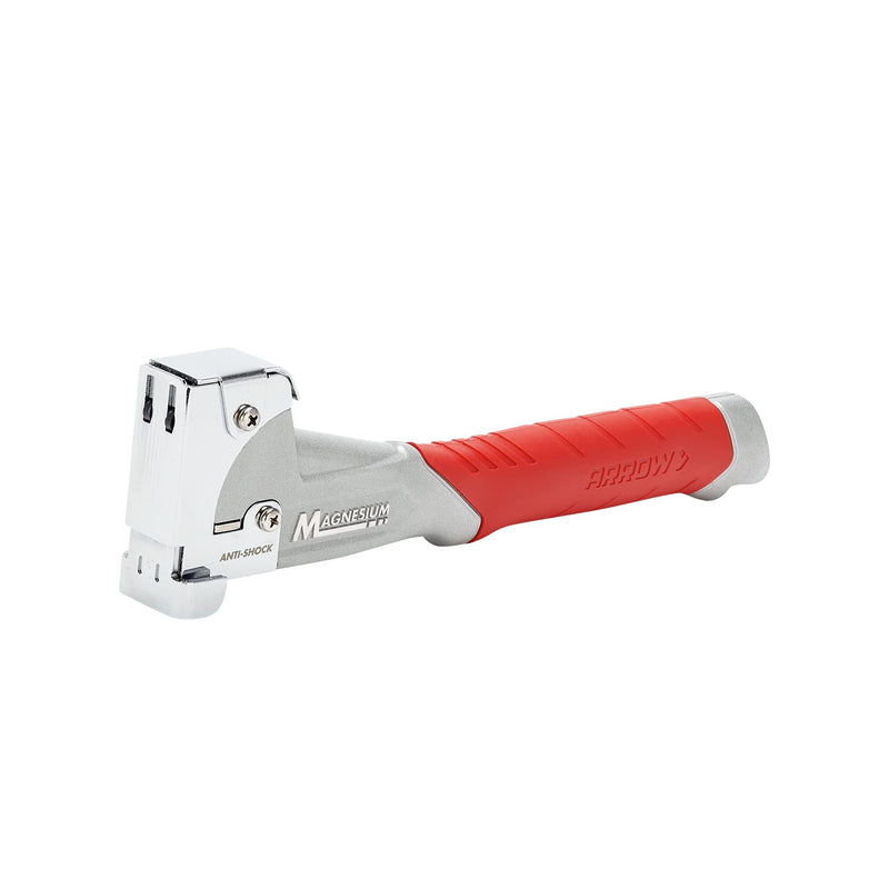 Arrow HT50MG Heavy Duty Magnesium Hammer Tacker Kit for Insulation, Housewrap, Roofing Underlayment and Flooring