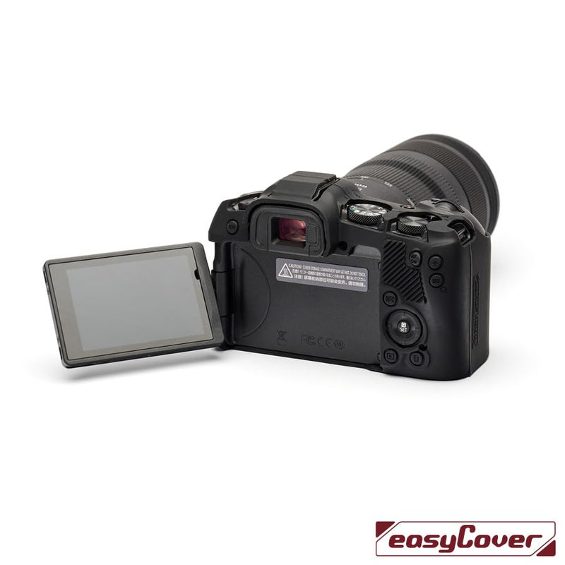 easyCover - Silicone Camera case - Protection for Your Camera Canon R8 - Black