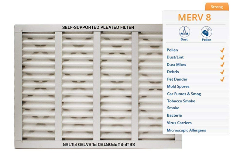 18"x20"x1 Xtreme Plus Air Guard Pleated Filter MERV 8 (Pack of 2)