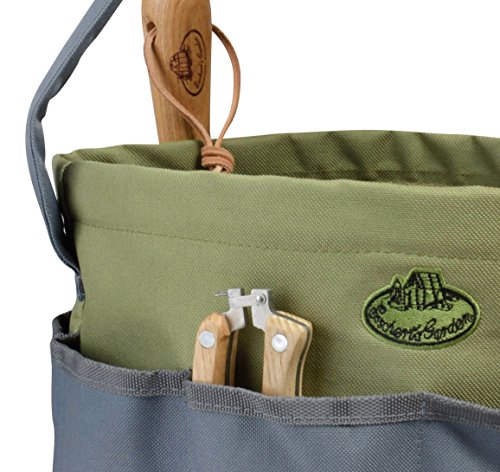 Esschert Design Round Garden Tool Bag, Gray Single