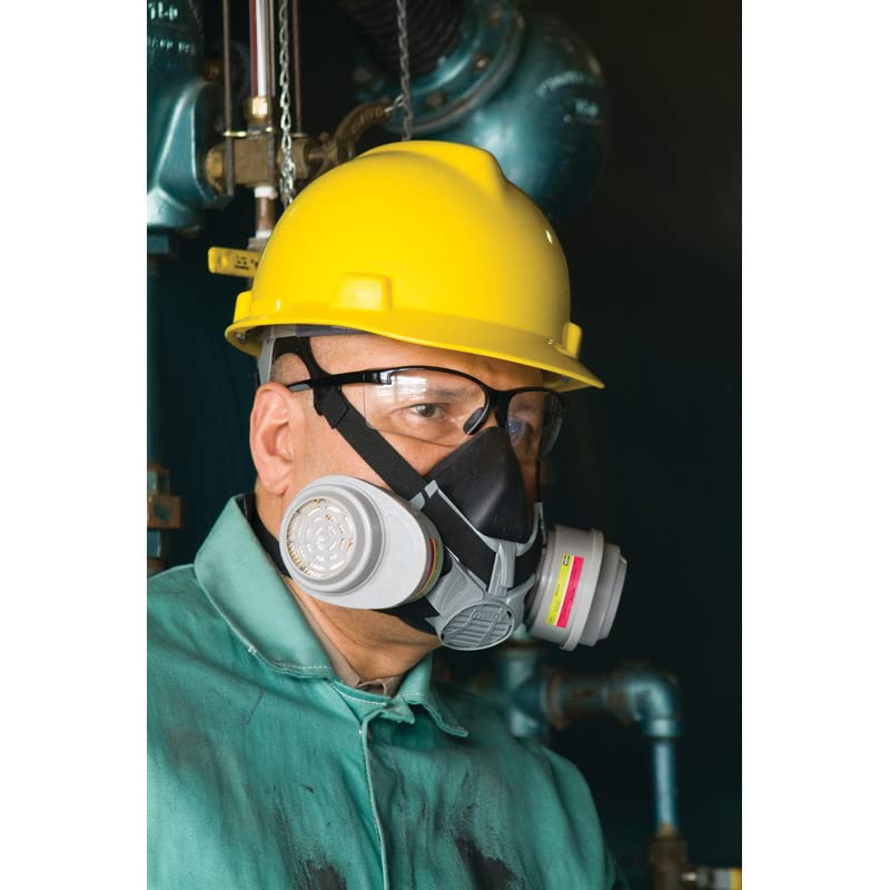 MSA Advantage 420 Series Half-Mask Respirator - MSA Advantage Cartridge Compatible Large Without Comfo Adapter