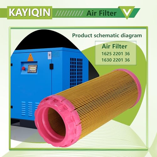 1625220136 1630220136 KAYIQIN Air Filter Compatible with Air Compressor Replacement Parts 1625-2201-36 1630-2201-36