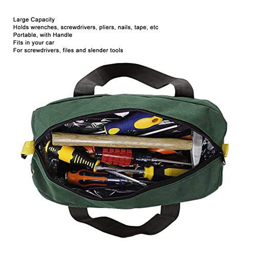 Asixxsix Large Capacity Tool Bag, Heavy Duty Multifunctional Tool Storage Bag for Carpentry Electrician (18in) 18in