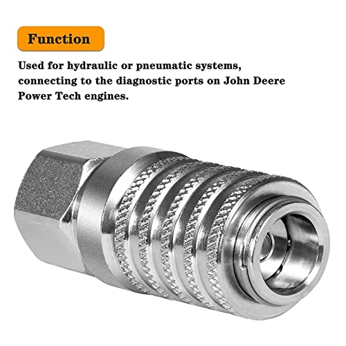 PD242 Series PD Steel Test Port and Diagnostic Equipment Quick Coupler