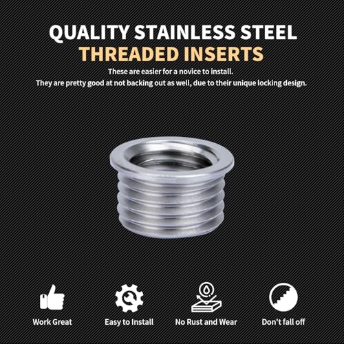Thread Repair Inserts M12x1.5x9.2mm Insert Qty 10 Stainless Steel