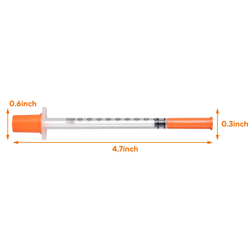 100PACK Disposable Syringe, Individual Wrapped 100 PACK