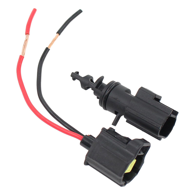 MOTOKU Air Charge Temperature Sensor with Connector Pigtail Wire Harness for Chrysler Sebring 200 300 for Dodge Ram 1500 Journey Dakota Avenger for Jeep Wrangler Liberty Grand Cherokee Commander