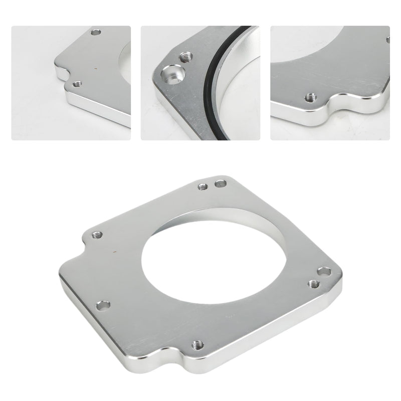 LS Throttle Body Adapter 92mm Compatible for LS1 3 Bolt Intake Manifold to LS3 4 Bolt Throttle Body DBC LM7 LR4 LQ4 LS6 L59 LQ9 LM4 L33 LSX 4.8L 5.3L 5.7L 6.0L Billet Replace#551513