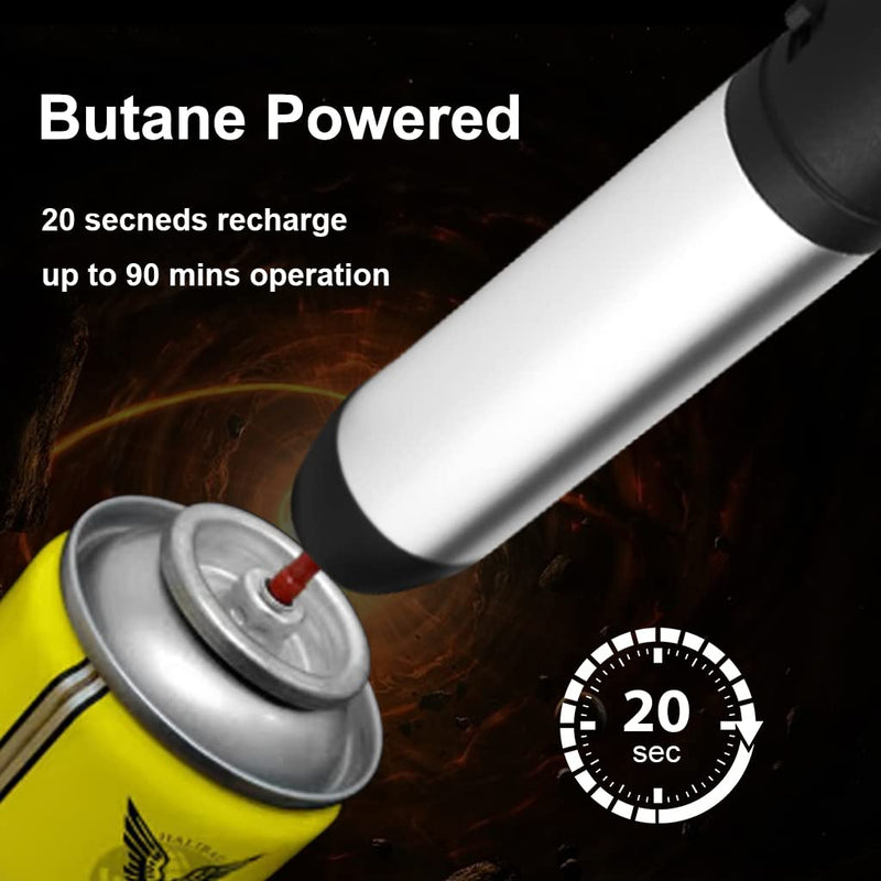 Soldering Iron Portable with Adjustable Soldering Temperature and Kit Cordless Butane-Powered (Butane Gas Not Included)