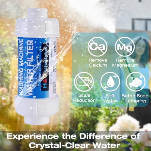 H&G Lifestyles Washing Machine Water Filter for Garden Hose 3/4" GHT 2Packs 2 Pack