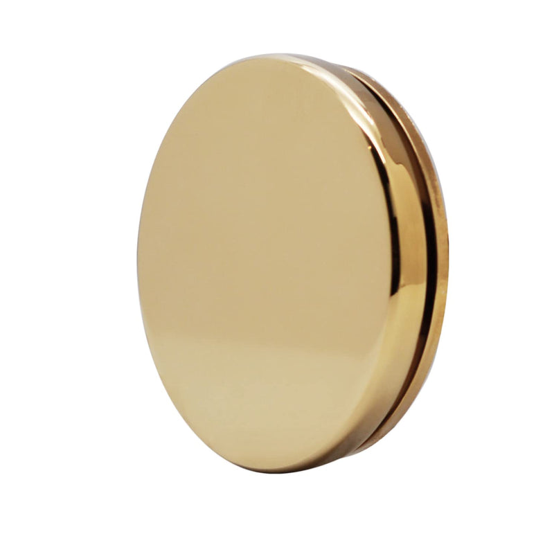Westbrass Mushroom Tip-Toe Tub Trim Set with Floating Faceplate, Polished Brass, D398RK-01 1-Pack