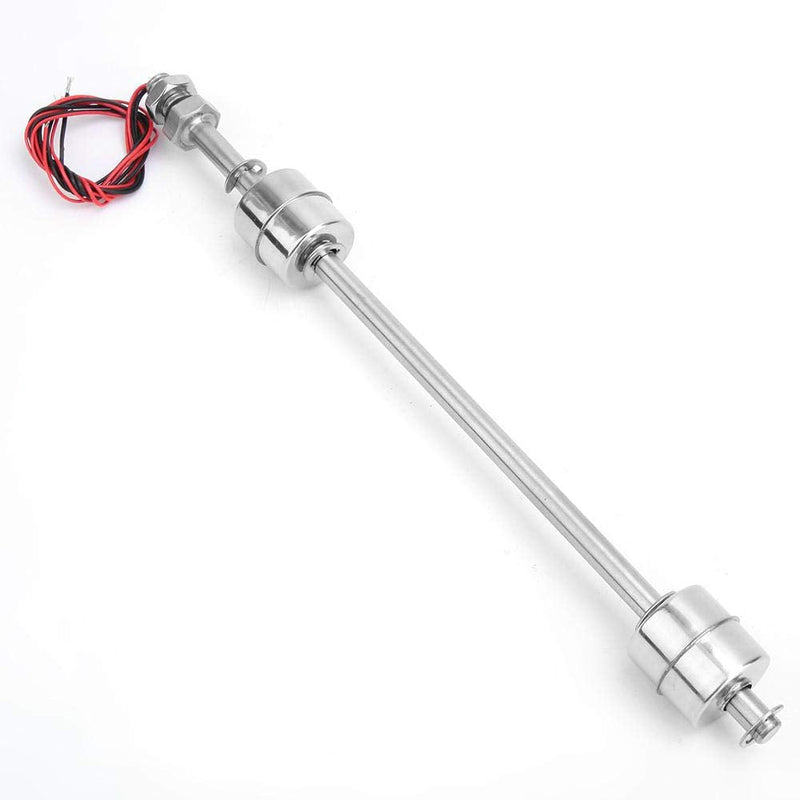 Float Switch Water Level Sensor, Stainless Steel Double Ball Fish Tank Liquid Float Switch Water Level Controller for Water Tank, Pool, Sink, Fish Tank, etc(4 Size)(250mm)