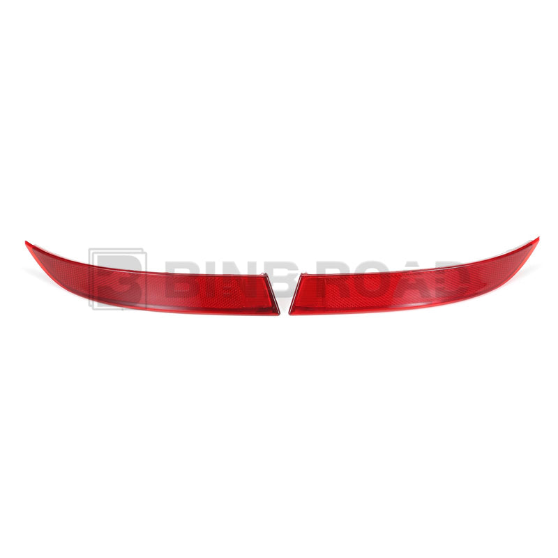 2Pcs Rear Bumper Reflector 63147240997 + 63147240998 Left Right Red Trim Compatible with BMW X5 E70 2009-2013 Left+Right