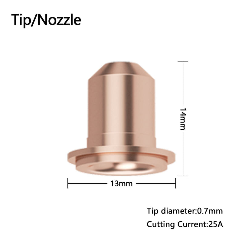176655 Electrode 176656 Tip fit for Miller Plasma Cutter ICE-25C ICE-27C Torch